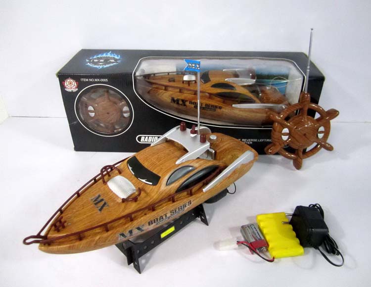 仿木四通遥控游艇包电 MX-0005-5